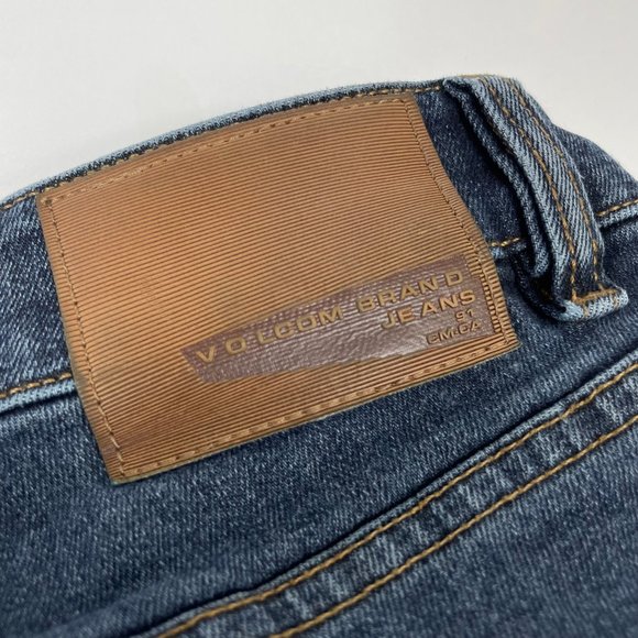 Mens Volcom Vorta Slim Straight Denim Jeans 30 - Picture 9 of 12